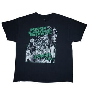 Rob Zombie Night of the Living Dreads Tour Shirt 2XL Black Vintage Band Tee 90s